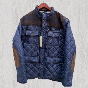 Designer Cole Haan- Mens Quilted Corduroy Jacket